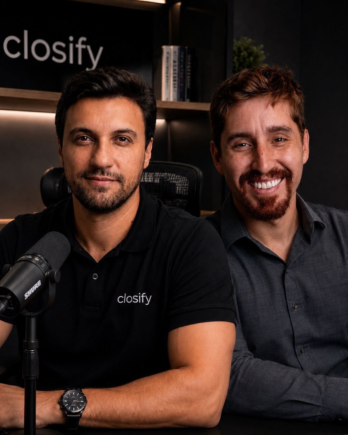 Gustavo Amaral e Bruno Leite — fundadores da Closify